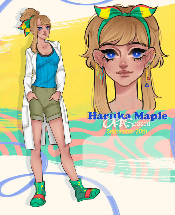 Haruka Maple, art by Arsch.